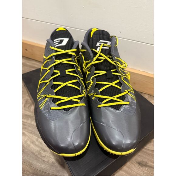 Jordan CP3.VII AE Dark Grey Vibrant Yellow Mens 13 New with Box - Picture 4 of 8